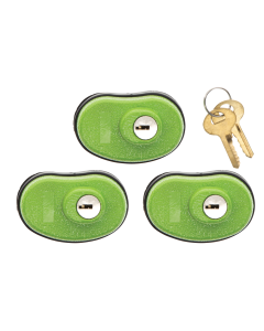Lockdown Keyed Trigger Lock Green Rubber