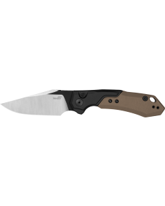 Kershaw Launch 19 Automatic Knife Black Aluminum Brown G10 Handle