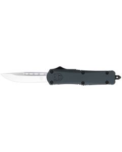 CobraTec FS3 Medium D2 Steel Blade Gray Aluminum Handle Knife