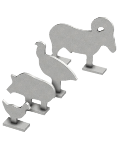 Birchwood Casey Silhouette Steel Knock Over Targets Set