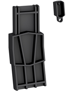 MTM AR Vise Block and Link Gray Angled Mag-Well Block Holder