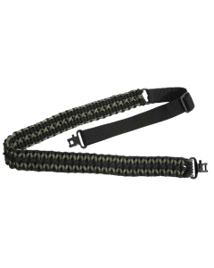 Outdoor Connection Adjustable Paracord Rifle Sling Black/Green