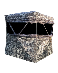 Muddy Infinity 2 Person Ground Blind with Shadow Mesh Curtains