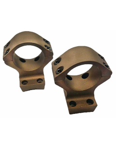 Talley Lightweight Alloy Scope Mount Combo Browning X-Bolt 30mm Med - Hell's Canyon Bronze