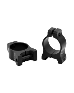 Warne 1'' Low Matte Black Rings