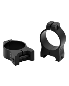 Warne 30mm Medium Matte Black Rings