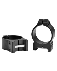 Warne 30mm Low (0.840'') Fixed Rings, Black