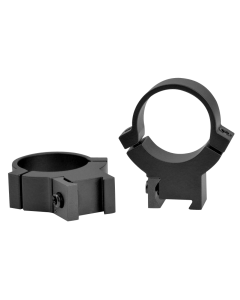 Warne 1'' High (1.025'') Dovetail Rings, Black