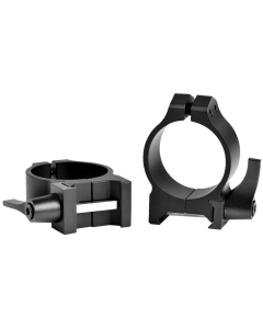 Warne 30mm Low (0.840'') Qd Rings, Black