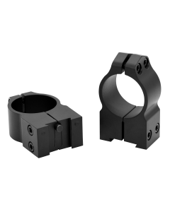 Warne 1'' High Matte Black Tikka Rings