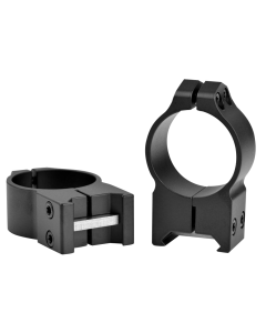 Warne 30mm High (1.115'') Fixed Rings, Black