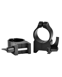 Warne 1'' High (1.025'') Qd Rings, Black
