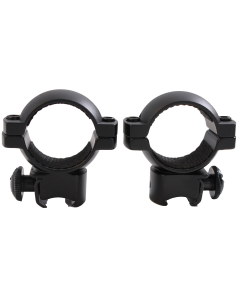 Dovetail Medium Matte Black Traditions 1" Rings 3/8"