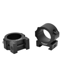 Warne Vapor 2-Piece Horizontal Scope Rings 1" Low Matte