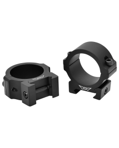 Warne Vapor 2-Piece Horizontal Scope Rings 30mm Low Matte