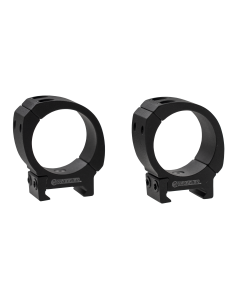 Wheeler 30mm Low Bi-weaver Rings, Black