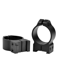 Warne 30mm Medium (1.015'') 19mm Dovetail Rings, Black