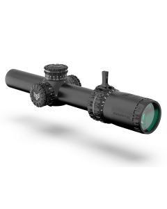 Swampfox Optics 1-10x24mm Sfp Ir Guerrilla Dot Bdc Green Reticle Black