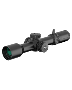 Swampfox Optics 5-25x56mm Ffp Illum Sharpshooter Grid Mil, Black