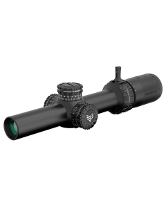 Swampfox Optics 1-6x24mm Sfp Illuminated Mil-green Reticle Black