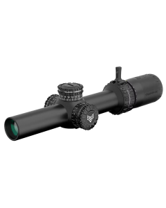 Swampfox Optics 1-10x24mm Sfp Ir Guerrilla Dot Moa Green Reticle Black
