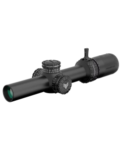 Swampfox Optics 1-10x24mm Sfp Ir Guerrilla Dot Moa Red Reticle Black