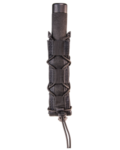 Extended Pistol/baton Taco W/molle Attachment  Black