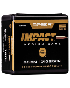 Speer Impact 6.5mm 140gr Polymer Tip Ammo 50/Box