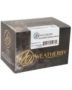 Weatherby 28 Nosler Unprimed Brass Rifle Cases 50 Count