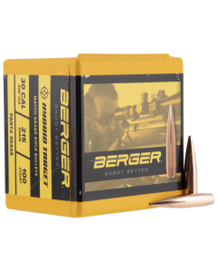 Berger 30 Caliber 215gr Hybrid Target Projectiles 100/Box