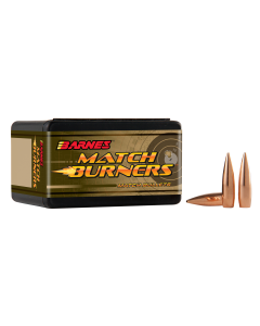 Barnes 22 Caliber Match Burners 85gr Boat Tail 100/Box