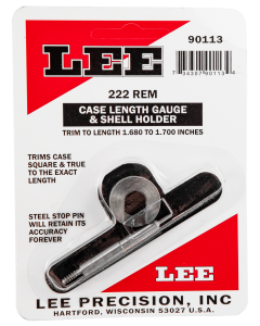 Lee Precision Lee Length Gauge/ Shellholder, .222 Rem