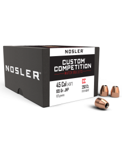 Nosler Custom Competition 45 Caliber 185gr JHP 250 Box