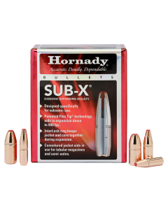 Hornady 45 Cal 410gr Sub-X Subsonic Expanding Projectiles
