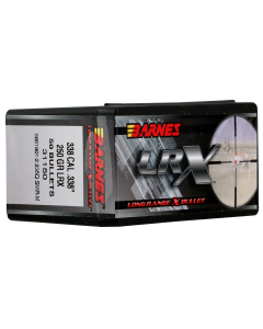 Barnes LRX Long Range 338 Cal 250gr Boat Tail 50/Box