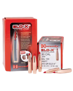 Hornady 30 Caliber 220gr ELD-X Hunting Projectiles 100/Box