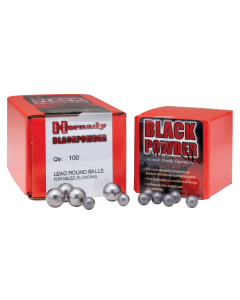 Hornady 36 Cal .375 Lead Round Balls 100/Box