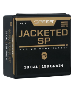 Speer Bullet 38cal .357 158gr Jsp