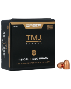 Speer 45 Cal 230gr TMJ Projectiles 100/Box for Target Shooting