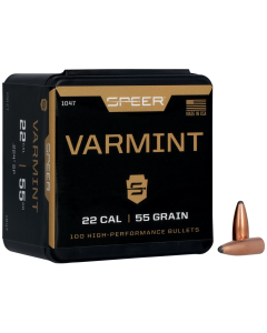 Speer Varmint 22 Cal 55gr Jacketed Soft Point 100/Box