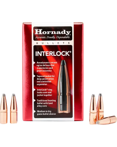 Hornady 32 Cal 170gr Flat Point InterLock Projectiles 100ct