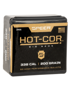 Speer Hot-Cor .338 Cal 200 gr Spitzer Soft Point Projectiles