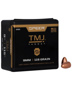 Speer TMJ 9mm 115gr Target Projectiles 100 Count