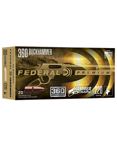 Federal Premium HammerDown 360 Buckhammer 220 Gr Bonded SP (Box)
