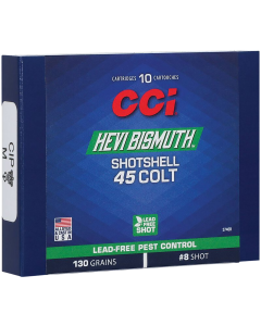 CCI Pest Control 45 Long Colt Lead-Free 8 Shot HEVI-Bismuth (Box)