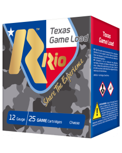 RIO Top Game Texas Game Load High Velocity 12 Ga 2.75 1-1/4 oz 7.5 Shot (25 Rounds)