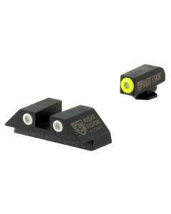 Night Fision Night Sight Set, Nf Glk-001-003-ygwg     Ns Glk 17/19 Square