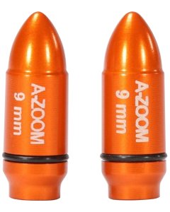 AZoom StrikerCap Snap Caps 9mm Luger Aluminum 2 Pack (Box)