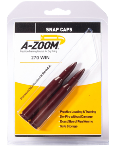 AZoom Rifle Snap Cap 270Win Aluminum 2-Pack (Box)