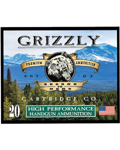 Grizzly 10mm Auto 165gr JHP Ammo  (Box)